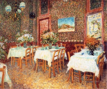  Restaurant Painting - Interior of a Restaurant 2 Vincent van Gogh